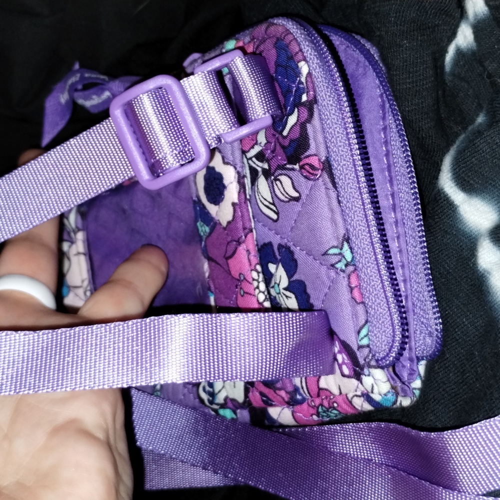 Vera Bradley Enchanted Garden mini phone bag NWOT - Picture 6 of 6